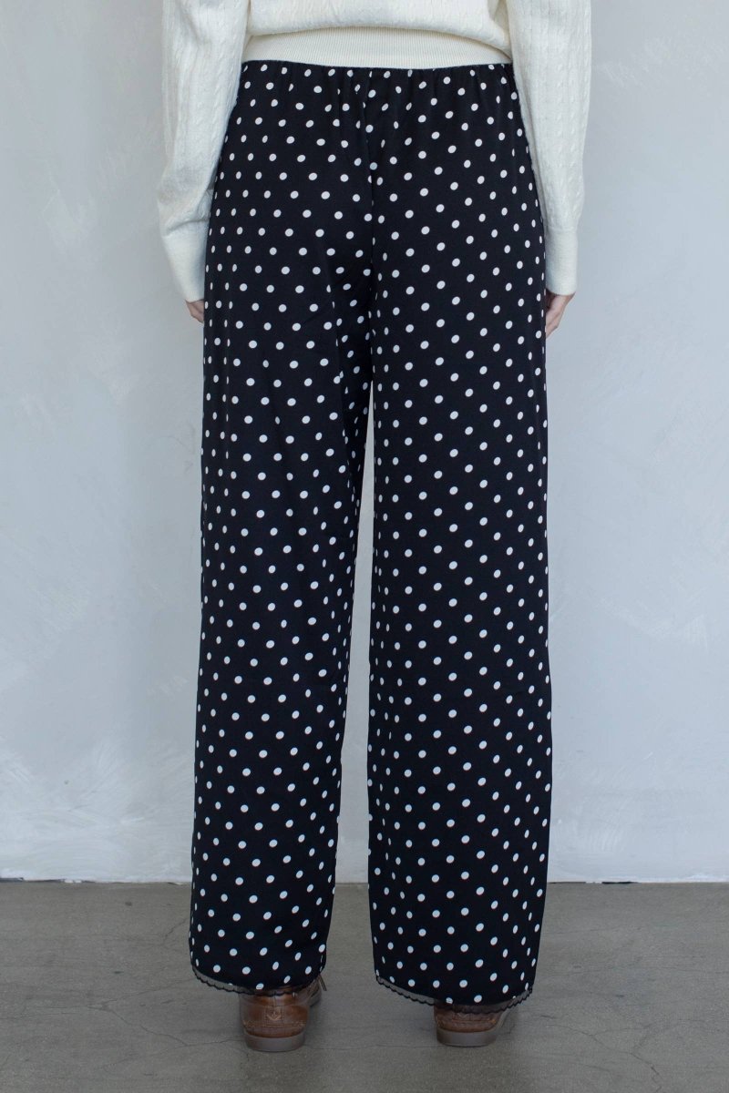 Pantalon Satin Polka Dot Things Between - Ex - voto