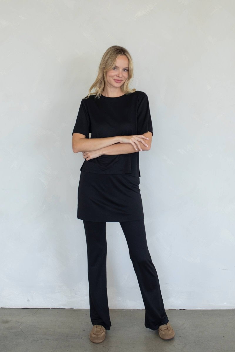 Pantalon Skyler Noir Things Between - Ex - voto