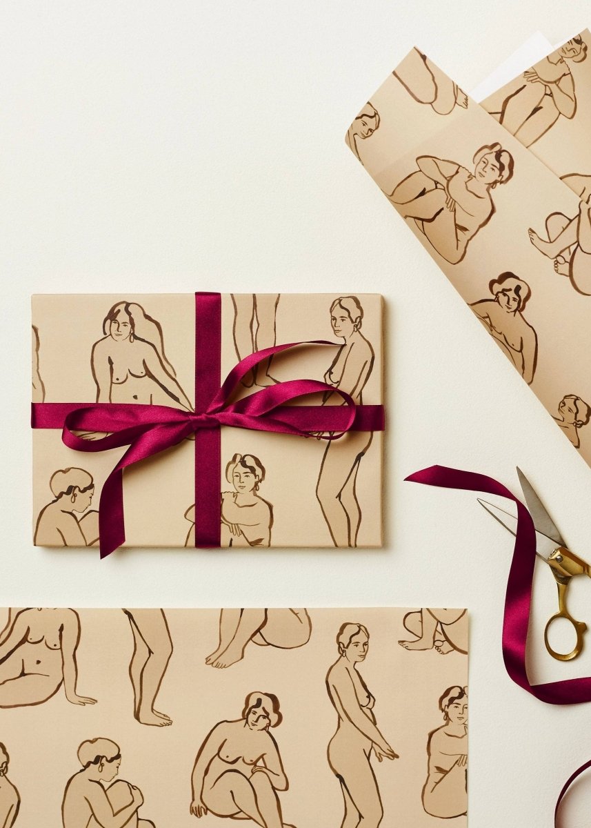 Papier d'emballage Nudes Wanderlust Paper Co - Ex - voto