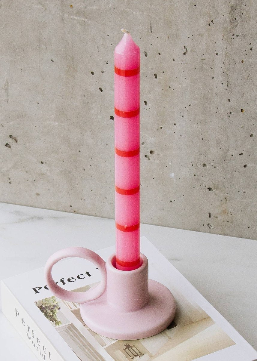 Paquet de 2 Bougies Rouge et Rose H.Ferretti - Ex - voto