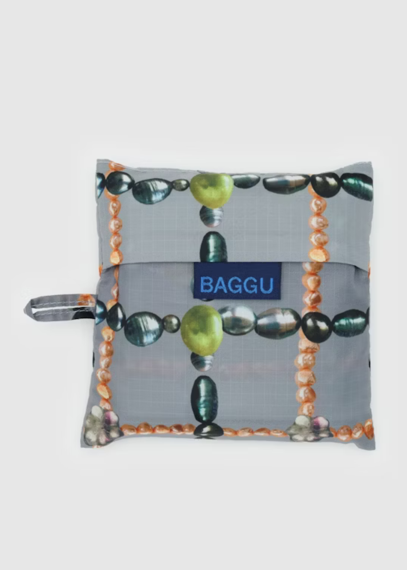 Baggu Beaded Plaid Large Reusable Bag