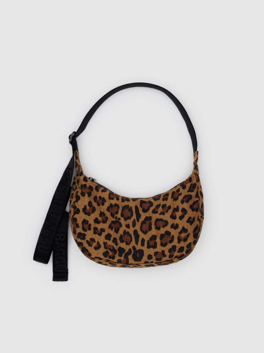 Petit Sac Croissant Baggu Léopard - Ex - voto