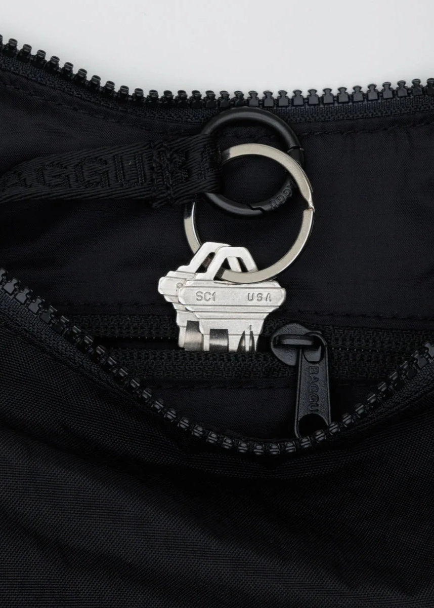 Petit Sac Croissant Baggu Noir - Ex - voto