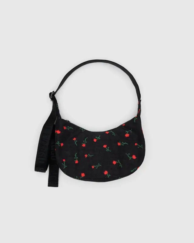 Petit Sac Croissant Baggu Painted Wildflower - Ex - voto
