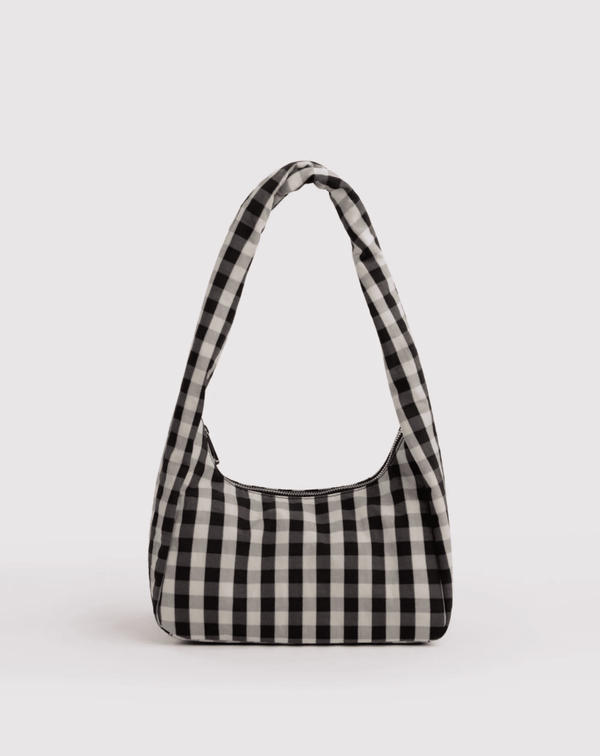 Petit Sac Meringue Baggu Gingham Crème et Noir - Ex-voto