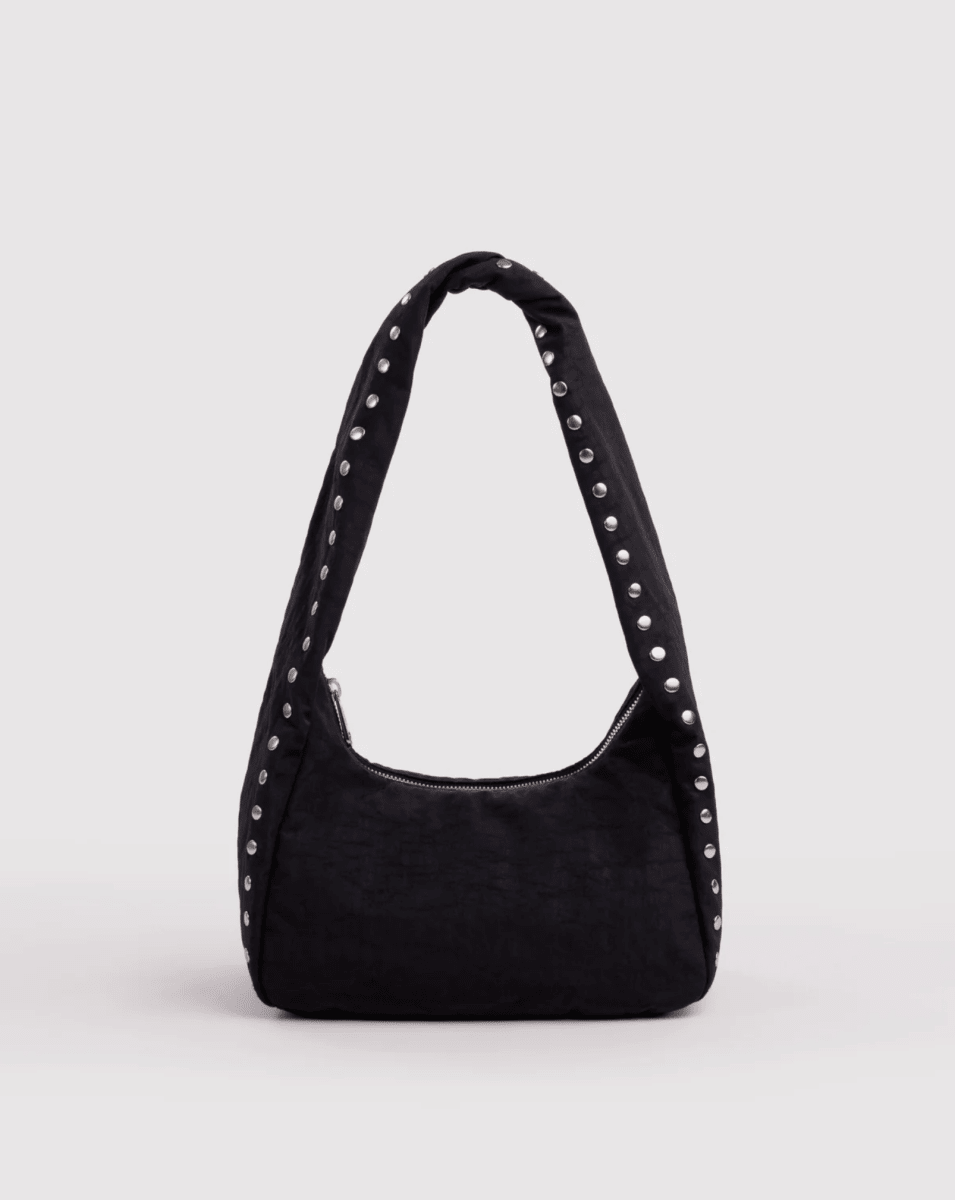 Petit Sac Meringue Baggu Noir Studs - Ex-voto