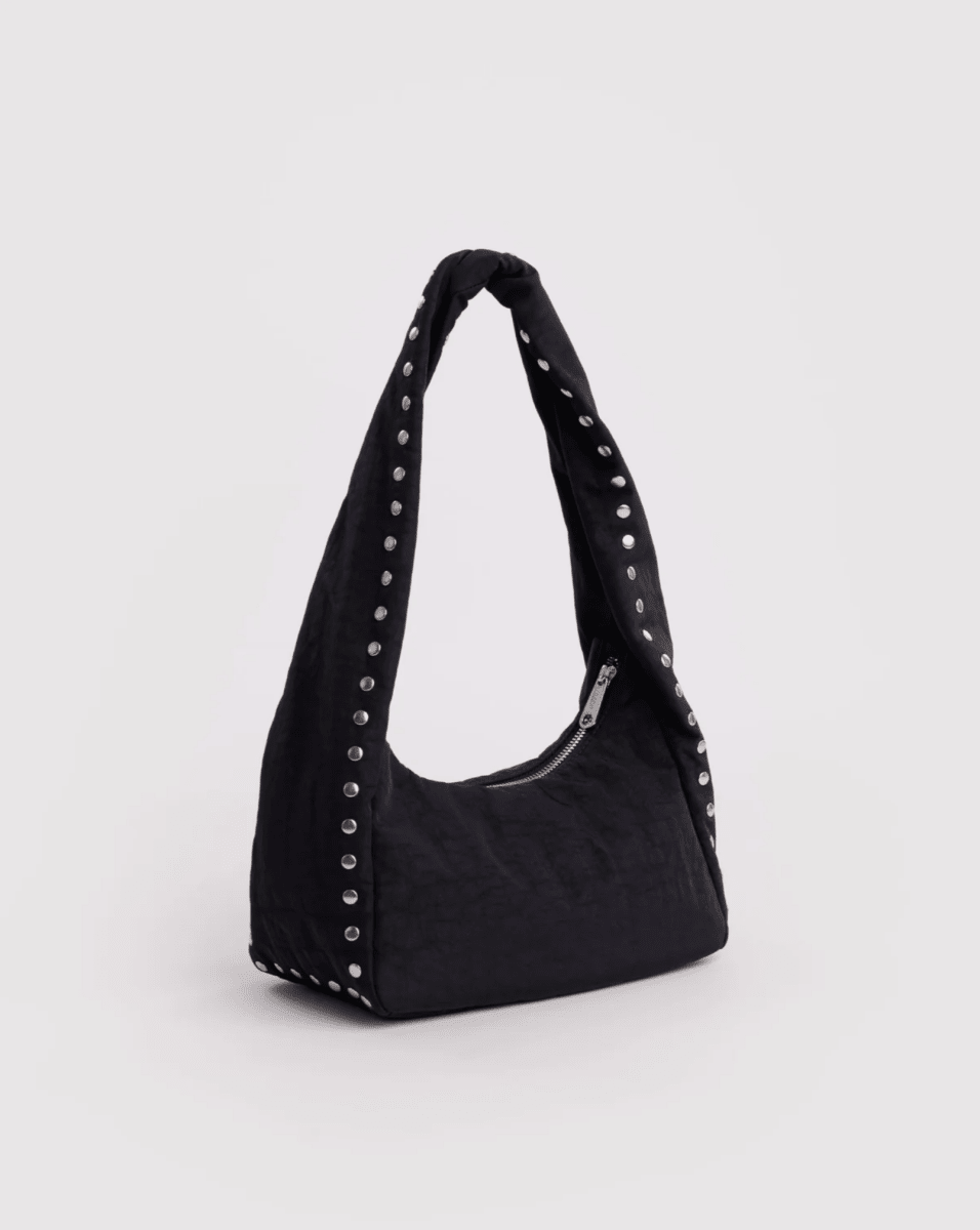Petit Sac Meringue Baggu Noir Studs - Ex-voto