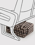 Petit Sac Nuage Carry - on Baggu Blurred Gingham Brown - Ex - voto