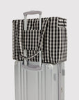 Petit Sac Nuage Carry-on Baggu Gingham Noir et Crème - Ex-voto