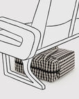 Petit Sac Nuage Carry-on Baggu Gingham Noir et Crème - Ex-voto