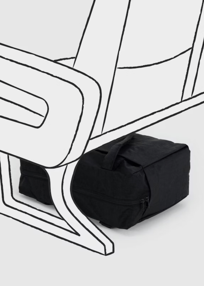 Petit Sac Nuage Carry - on Baggu Noir - Ex - voto