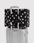 Petit Sac Nuage Carry-on Baggu Noir à Pois Crèmes - Ex-voto