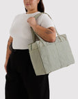 Petit Sac Nuage Carry - on Baggu Sage Stripe - Ex - voto