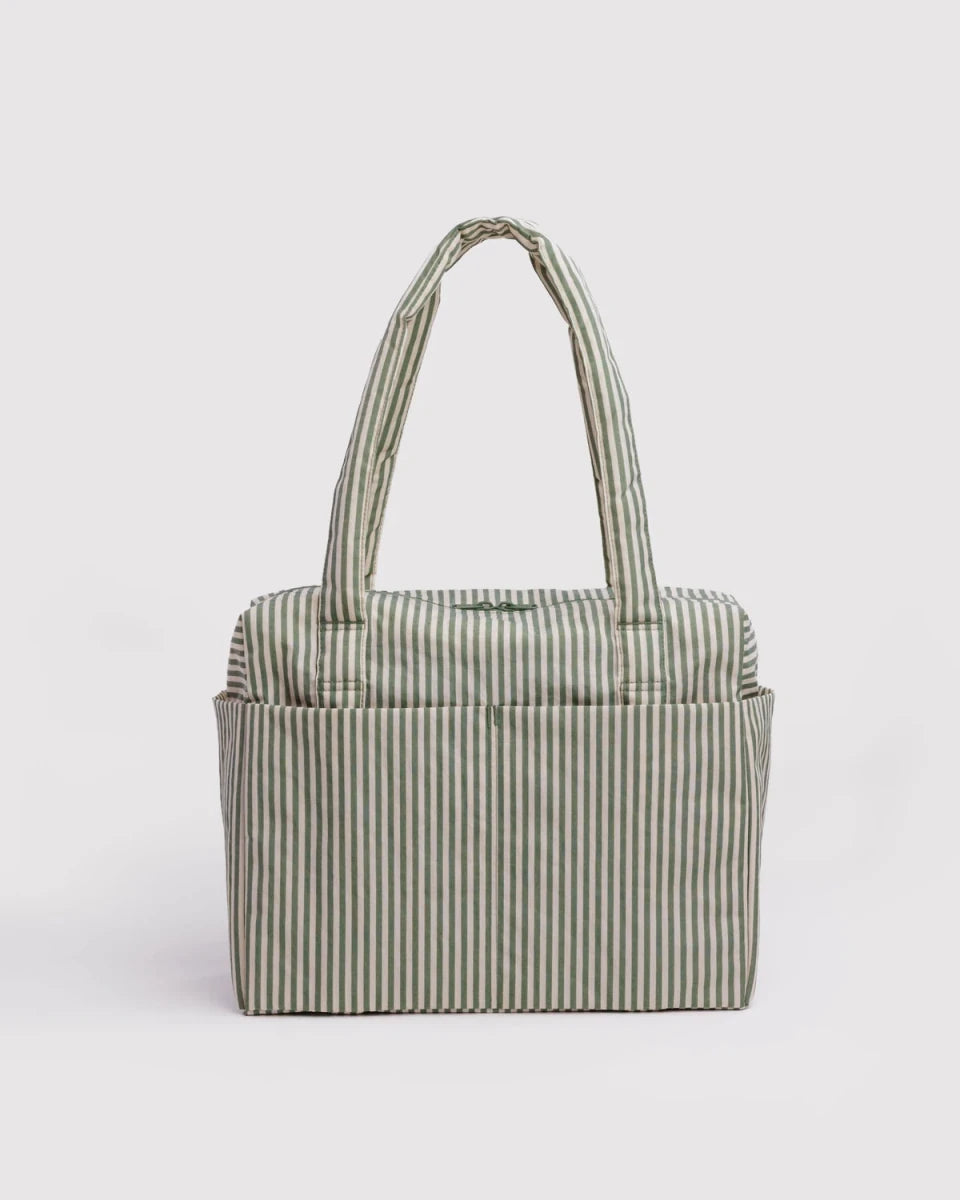 Petit Sac Nuage Carry - on Baggu Sage Stripe - Ex - voto
