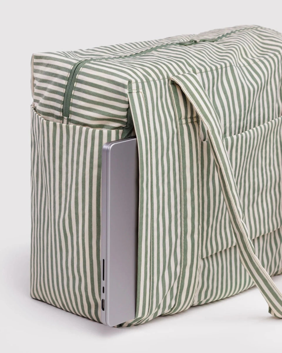 Petit Sac Nuage Carry - on Baggu Sage Stripe - Ex - voto