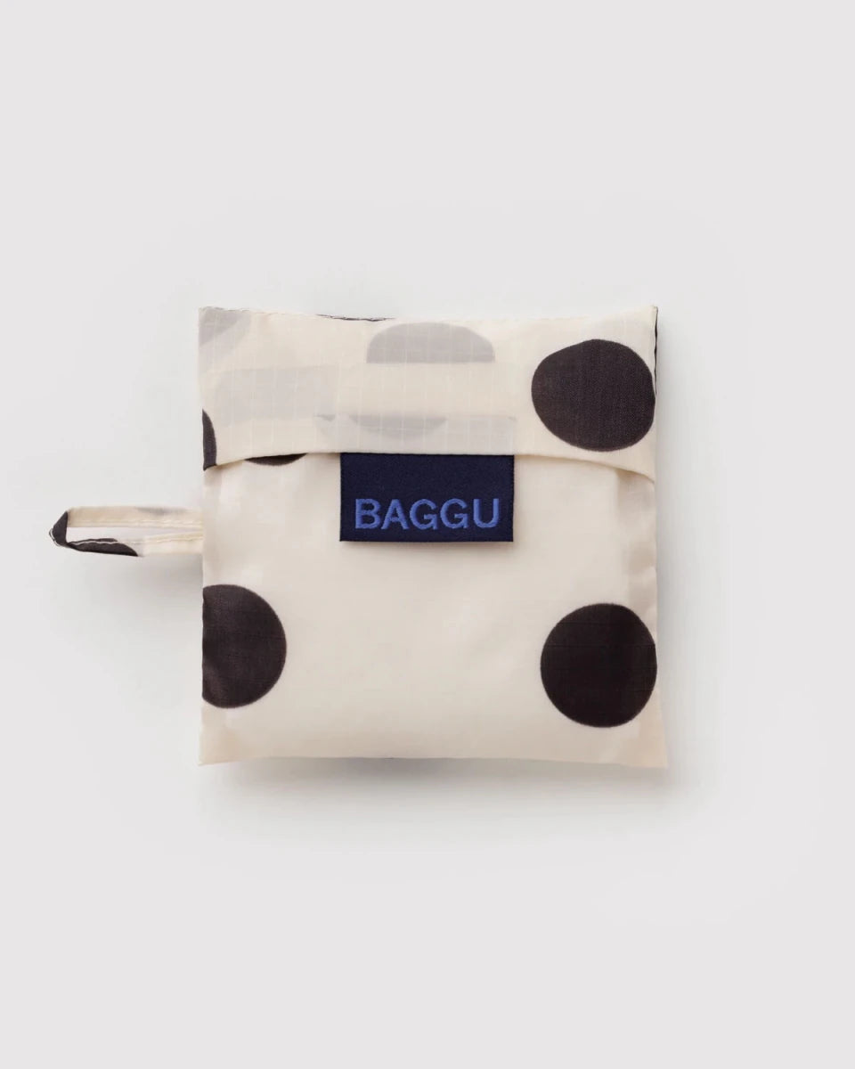 Petit Sac Réutilisable Baggu Cream and Black Polka Dot - Ex-voto