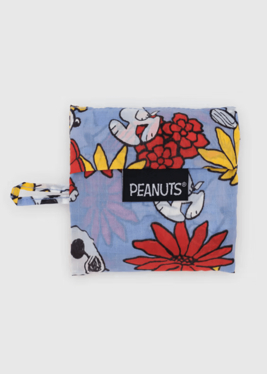 Petit Sac Réutilisable Baggu Floral Snoopy - Ex - voto