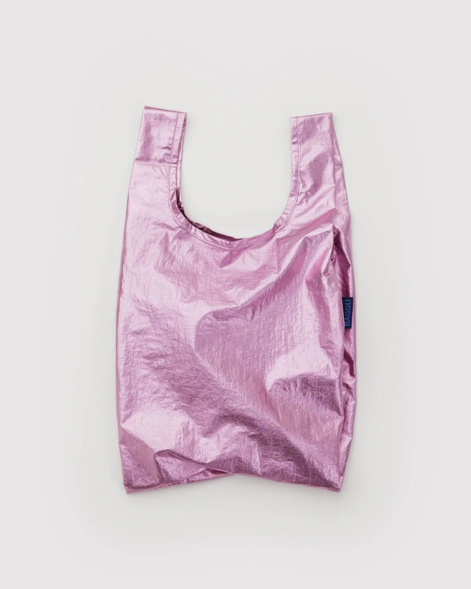 Petit Sac Réutilisable Baggu Métallique Blush - Ex - voto