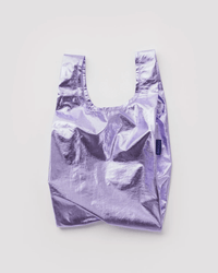 Petit Sac Réutilisable Baggu Métallique Lavande - Ex-voto