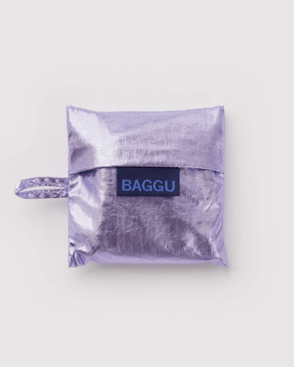Petit Sac Réutilisable Baggu Métallique Lavande - Ex-voto