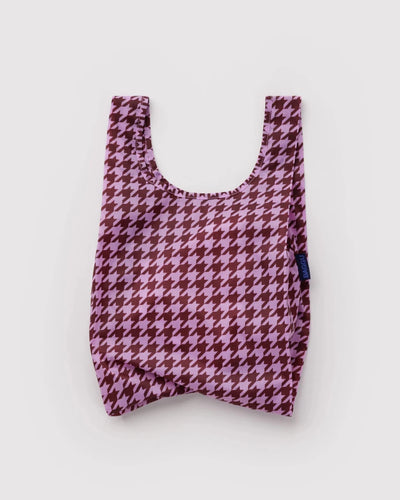 Petit Sac Réutilisable Baggu Pink Houndstooth - Ex-voto