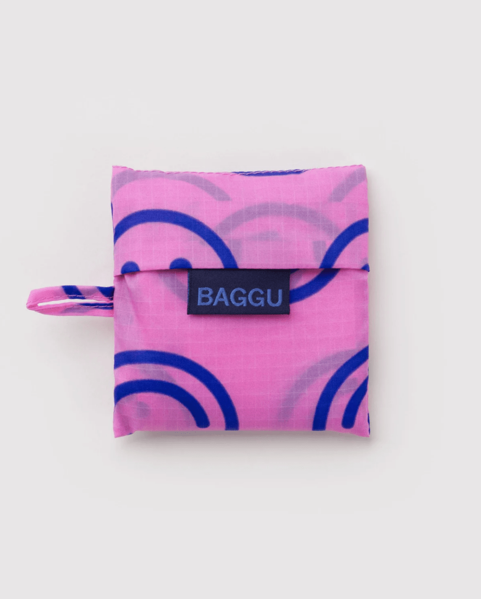 Petit Sac Réutilisable Baggu Pop Pink Happy - Ex-voto