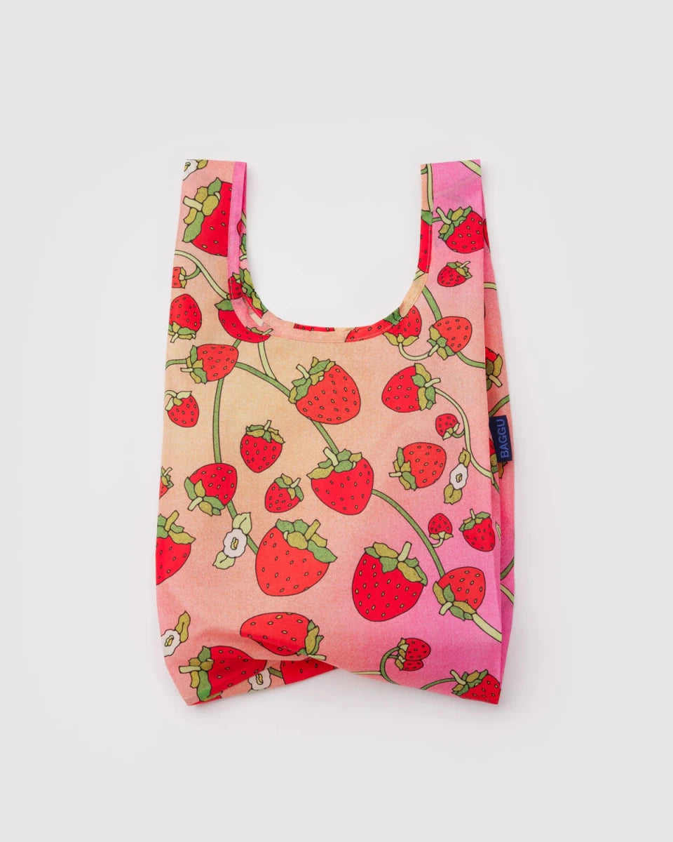 Petit Sac Réutilisable Baggu Strawberry Blossom - Ex - voto