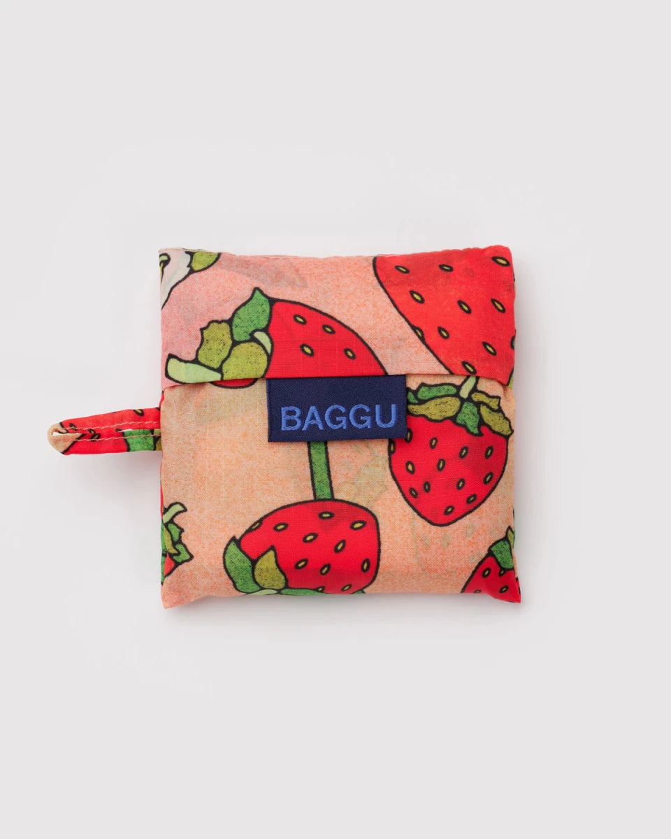 Petit Sac Réutilisable Baggu Strawberry Blossom - Ex - voto