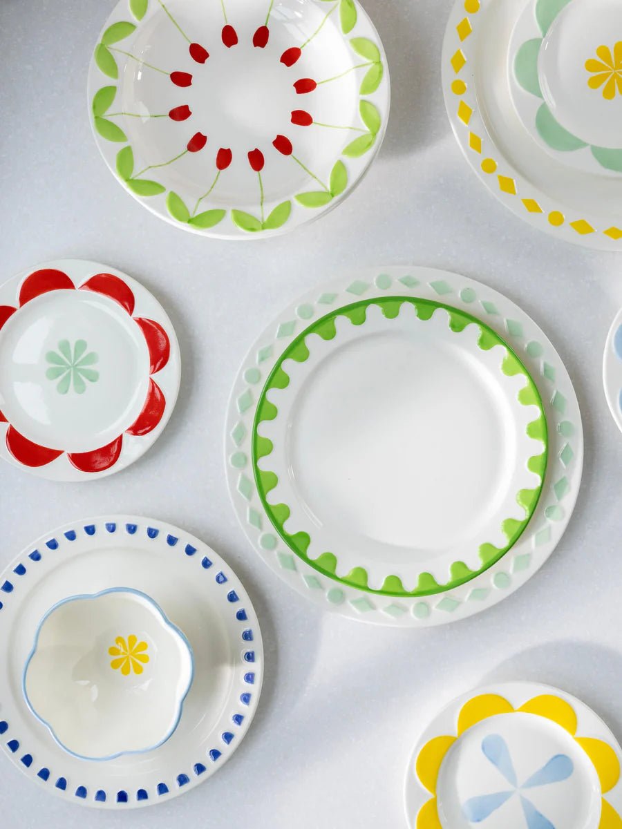 Petite Assiette Folk &k (4 options disponibles) - Ex - voto