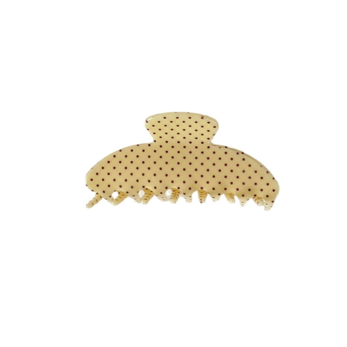 Pince à Cheveux Jaune Beurre à Pois Dipped Shop - Ex-voto