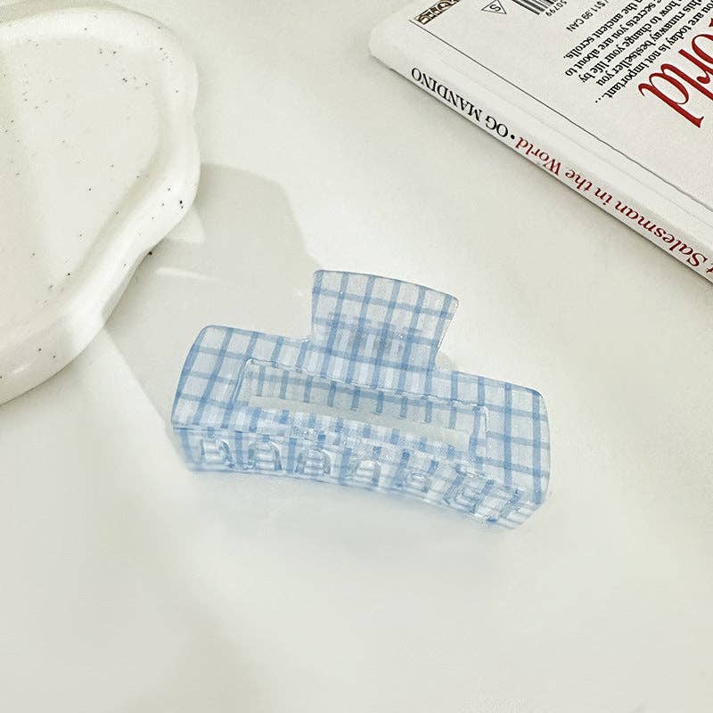 Pince à Cheveux Vichy Bleue Dipped Shop - Ex - voto