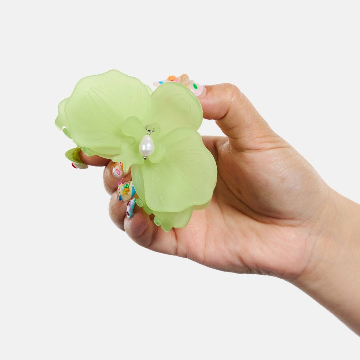 Pince Orchidée Frosted Lime Chunks - Ex-voto