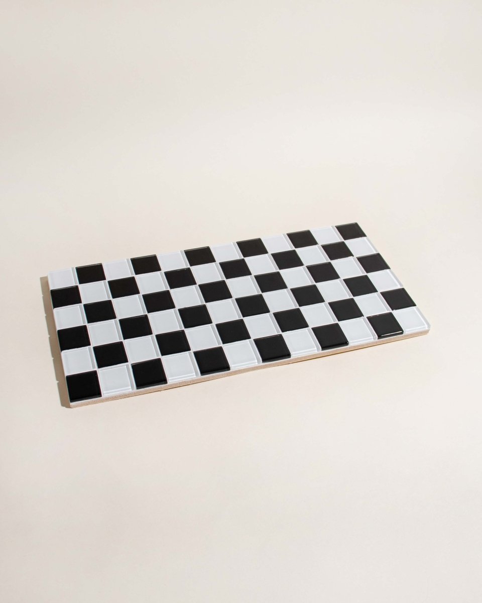 Plateau Tuiles Noir et Blanc Subtle Art Studios - Ex - voto