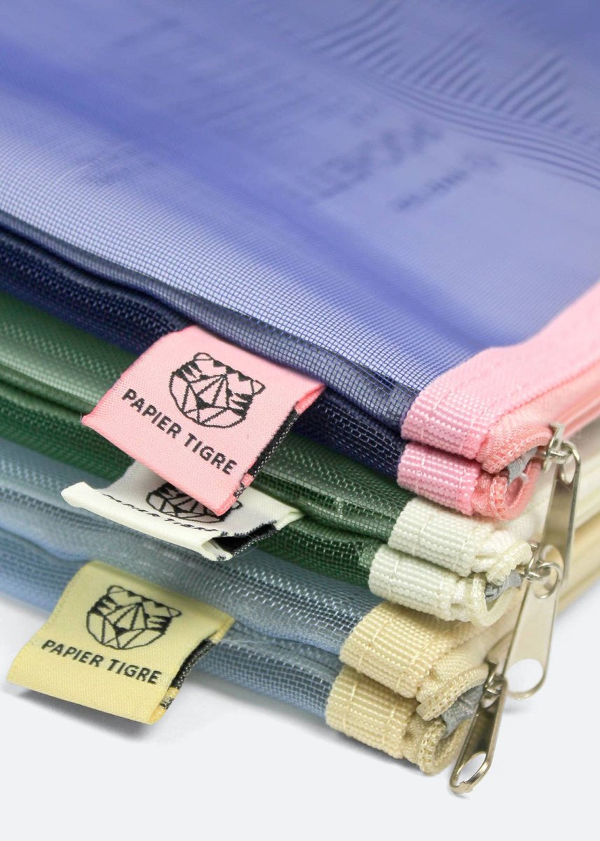 Pochette Mesh M Papier Tigre - Ex - voto