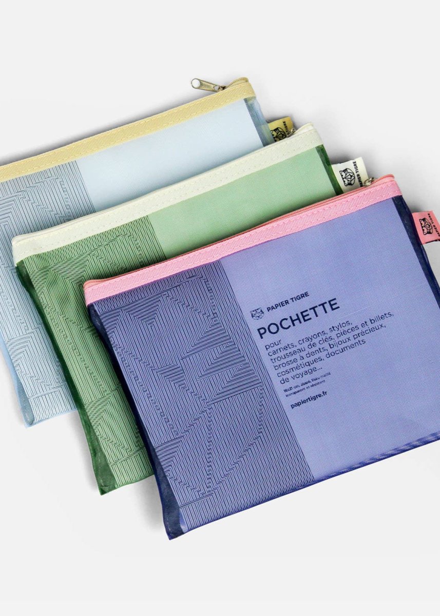 Pochette Mesh M Papier Tigre - Ex - voto