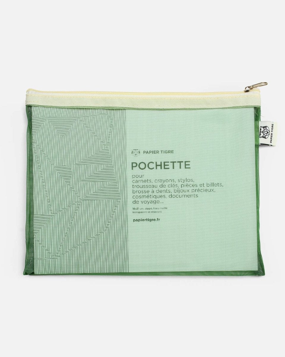 Pochette Mesh M Papier Tigre - Ex - voto
