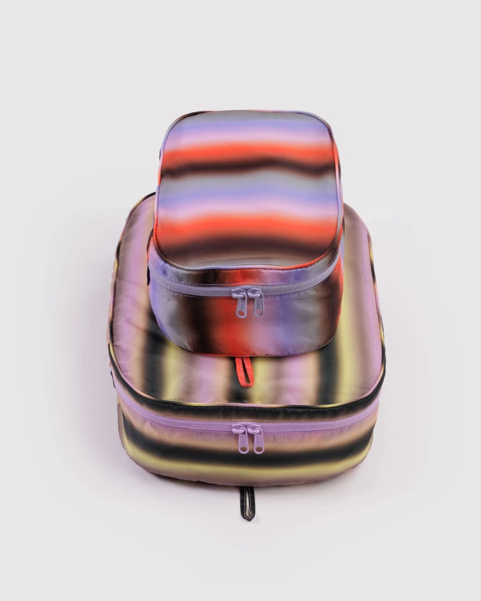 Pochettes Cubes Ensemble de 2 - Gradient Stripes - Ex - voto