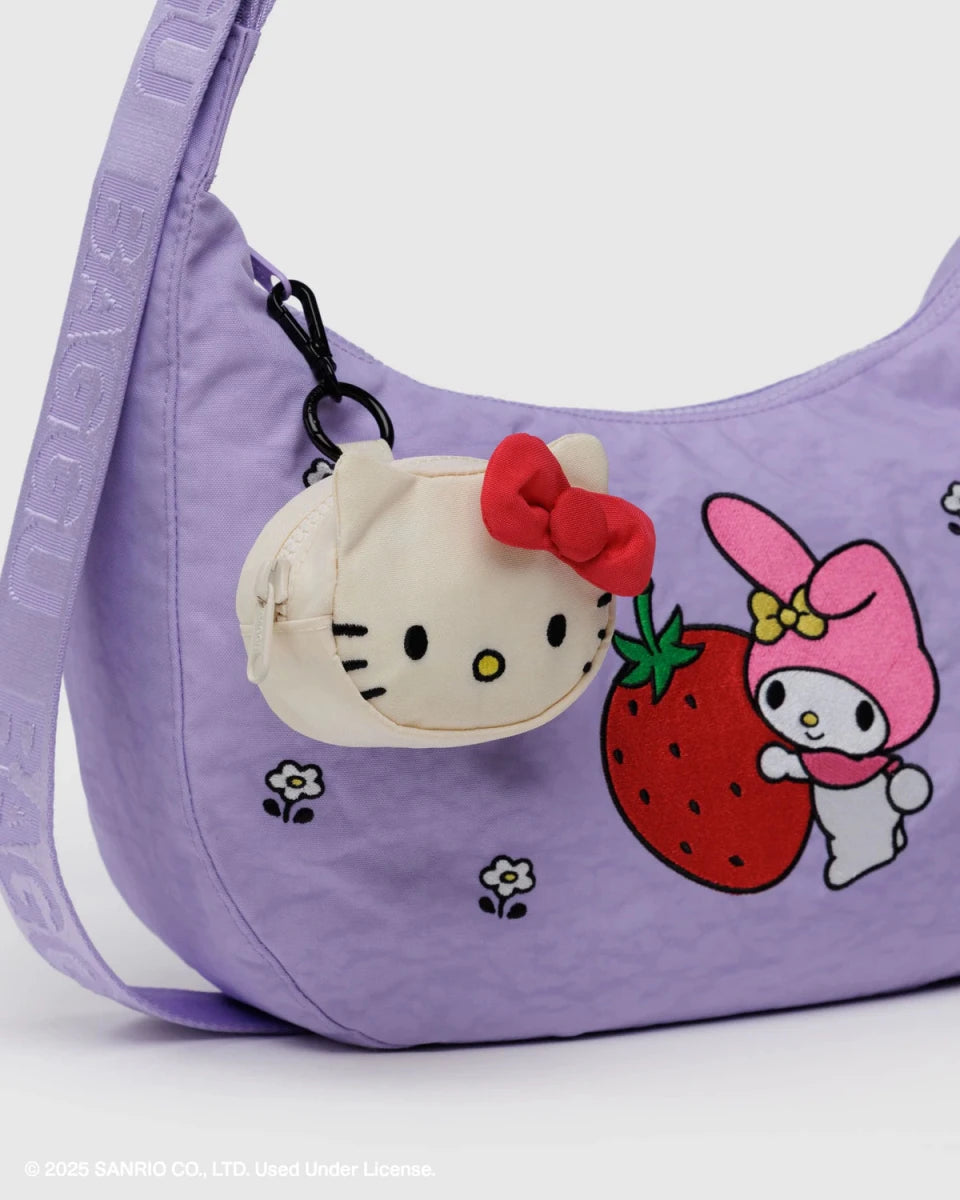 Porte - Clé Sac Baggu Hello Kitty Blanc - Ex - voto