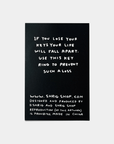 Porte - Clés I want to look like this D.Shrigley - Ex - voto