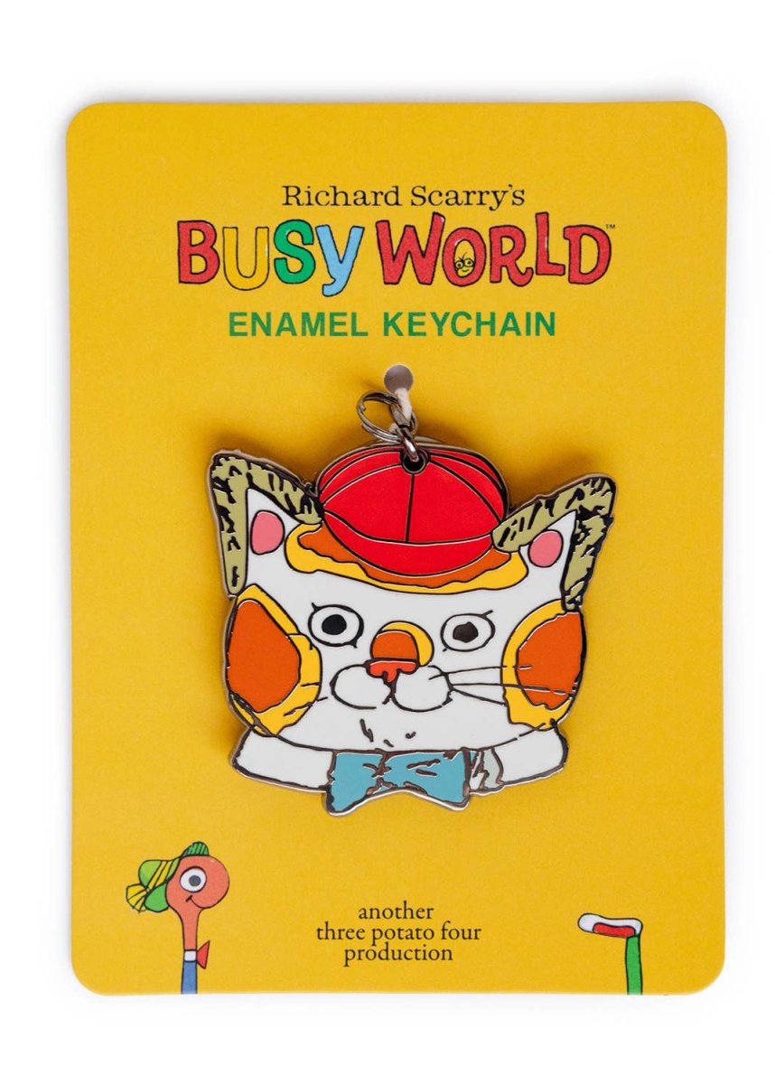 Porte - Clés Richard Scarry Huck Cat Three Potato Four - Ex - voto