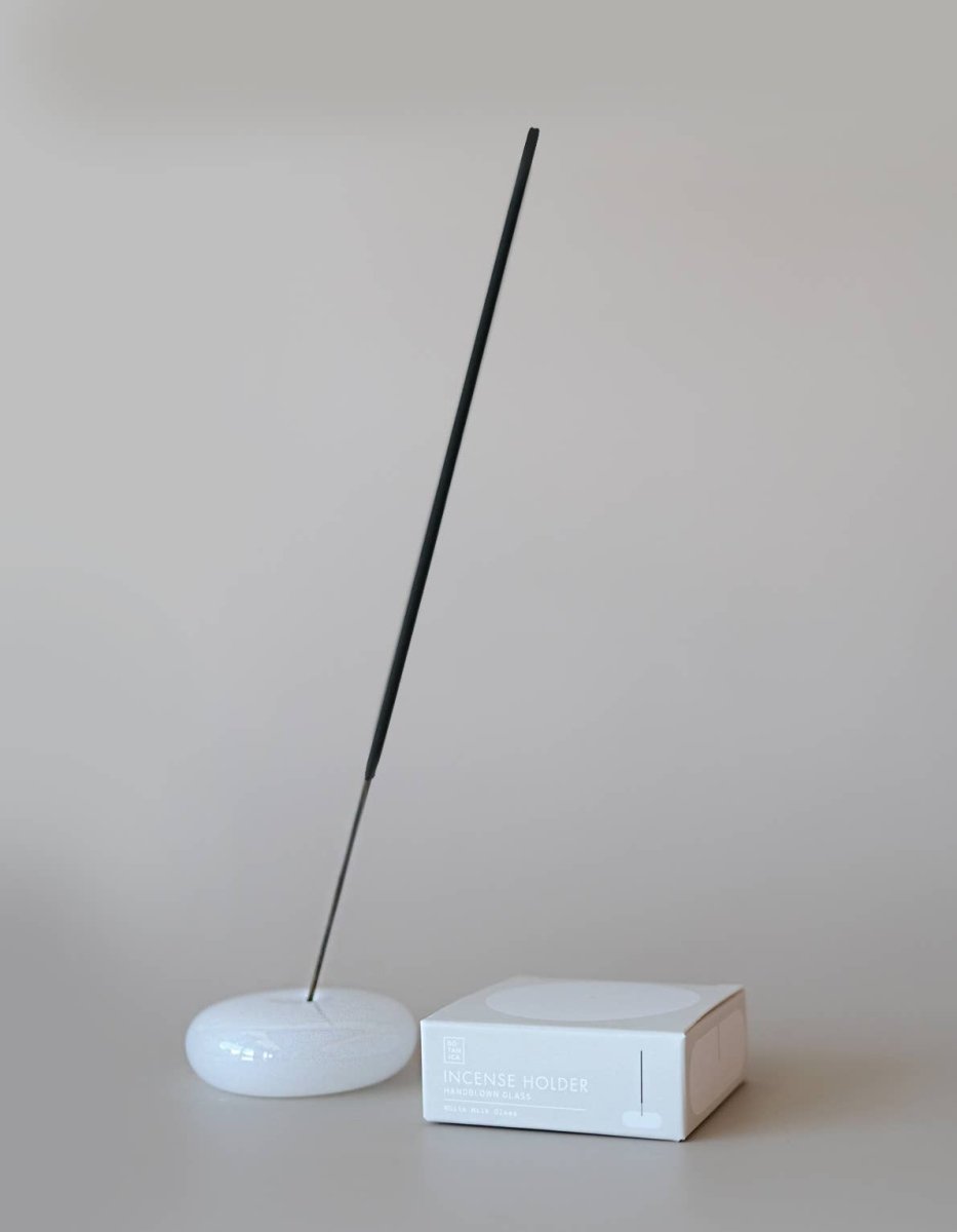 Porte - Encens Bubble Milk Glass Botanica - Ex - voto