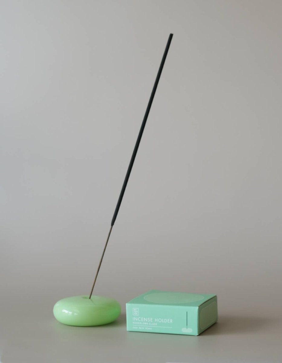 Porte - Encens Bubble Milk Glass Botanica - Ex - voto