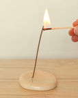 Porte-Encens Caillou Beige JT Parker - Ex-voto