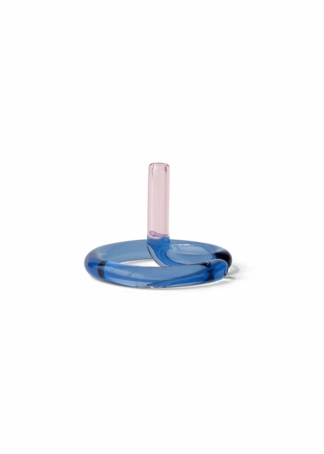 Porte - encens en Verre deux Tons Rond Morikita - Ex - voto