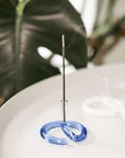 Porte - encens en Verre deux Tons Rond Morikita - Ex - voto