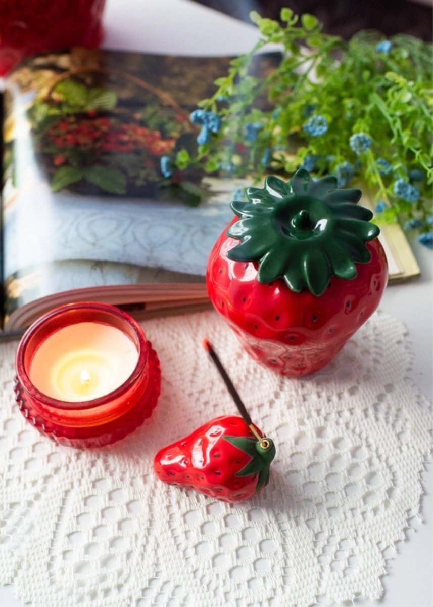 Porte - encens Fraise A Shop of Things - Ex - voto