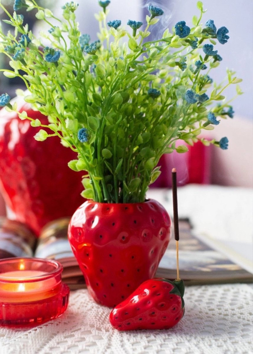 Porte - encens Fraise A Shop of Things - Ex - voto