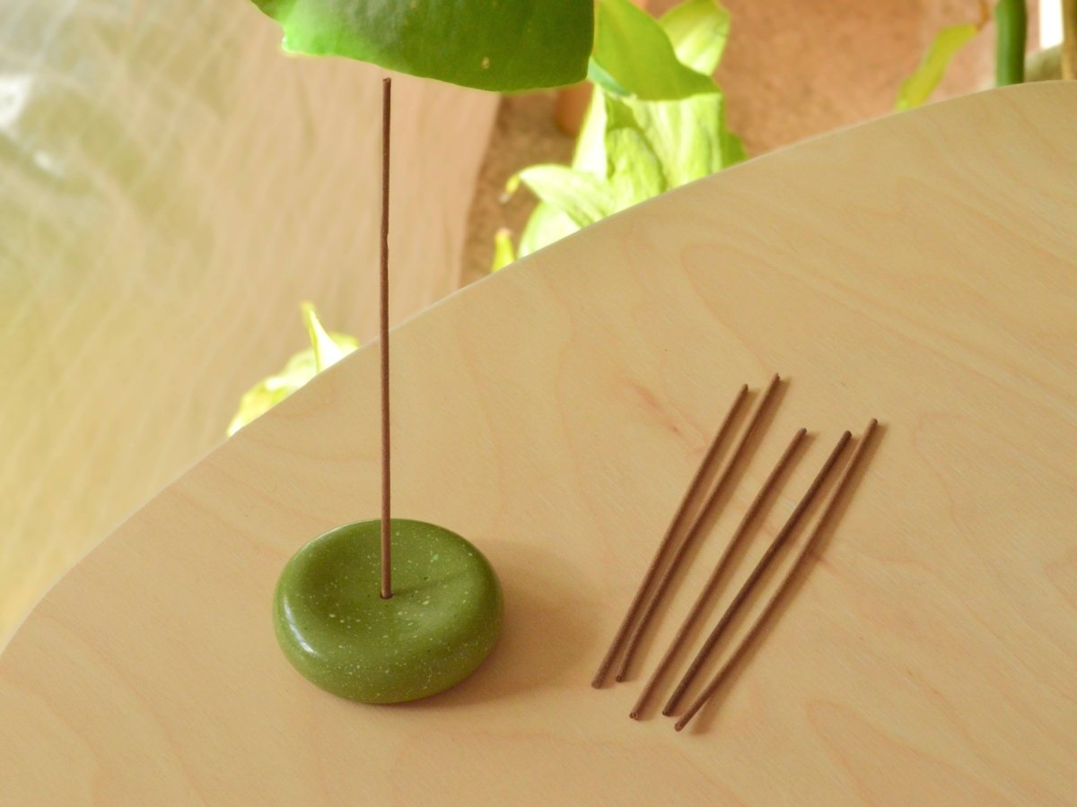 Porte-Encens Minimaliste Vert JT Parker - Ex-voto