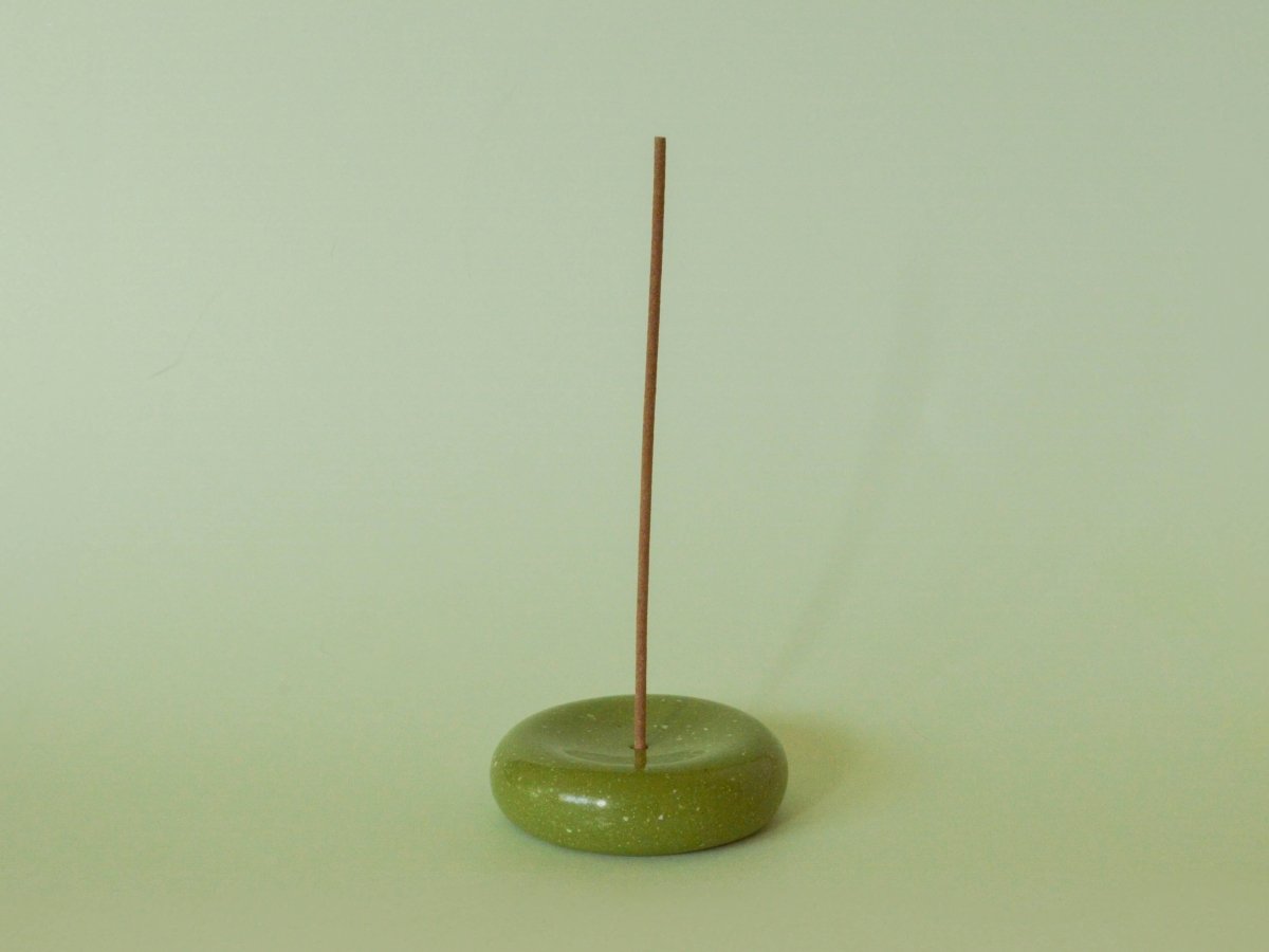 Porte-Encens Minimaliste Vert JT Parker - Ex-voto
