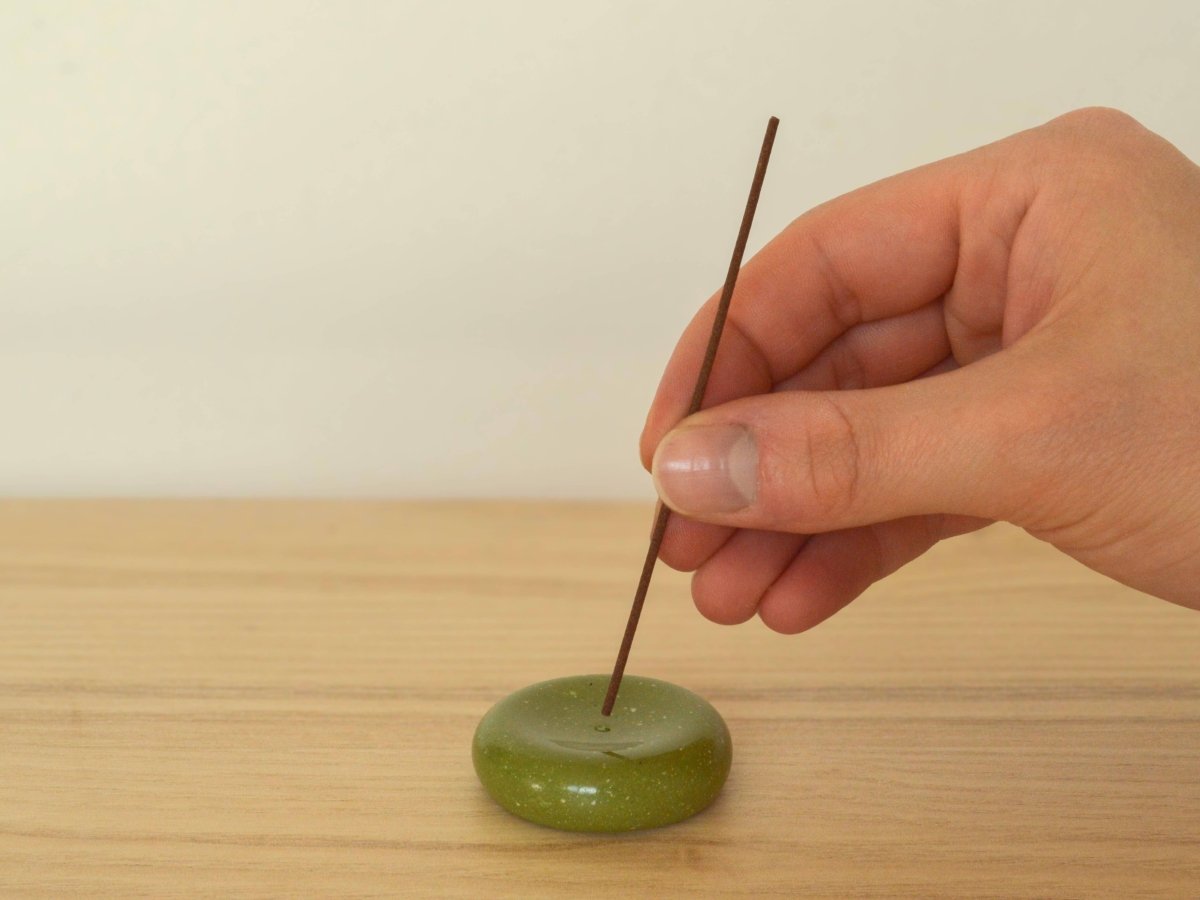 Porte-Encens Minimaliste Vert JT Parker - Ex-voto